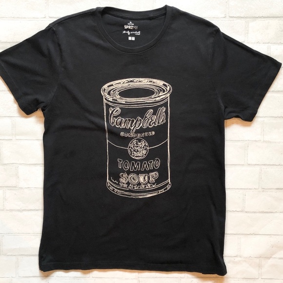 NWOT Andy Warhol Tomato Soup T-shirt